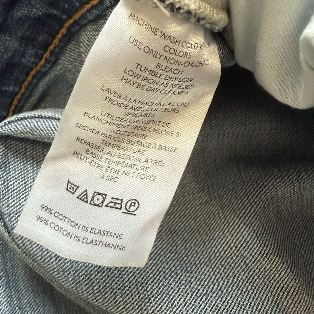 Anthropologie Pilcro Wide-Leg Jeans Women's SZ 33 Medium Wash High-Rise Baggy - Picture 5 of 8